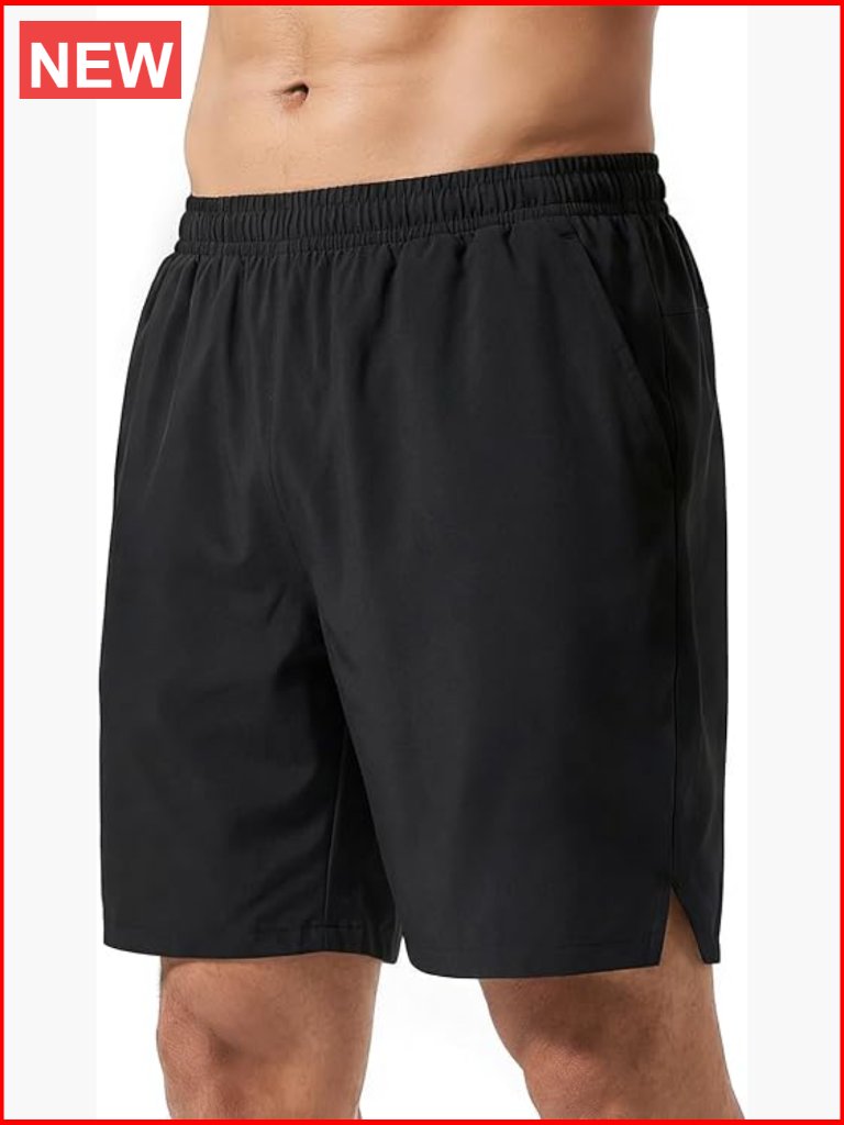Men's 5" 7" Linerless Athletic Shorts Quick Dry 4-Way Stretch Upf50+
